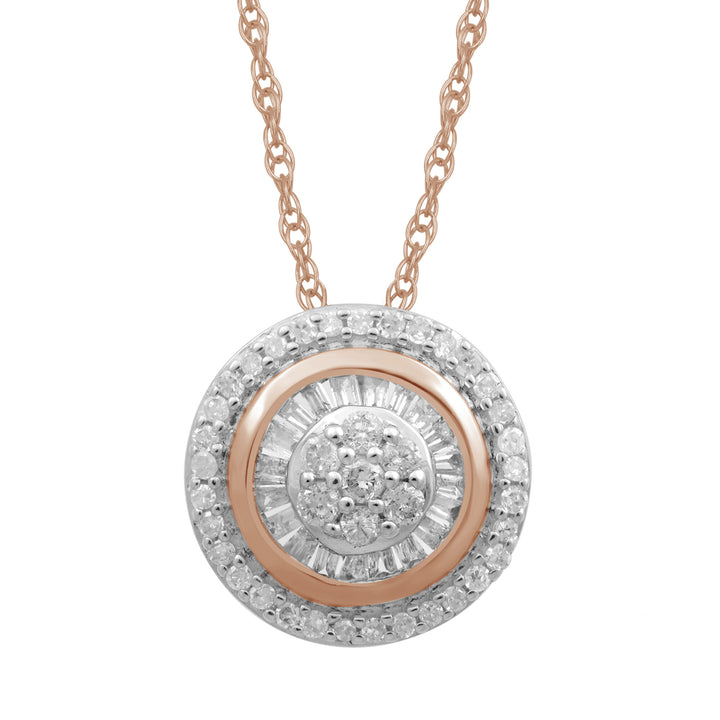 Diamond Pendant in 10K Rose Gold (1/4 ct. tw.)