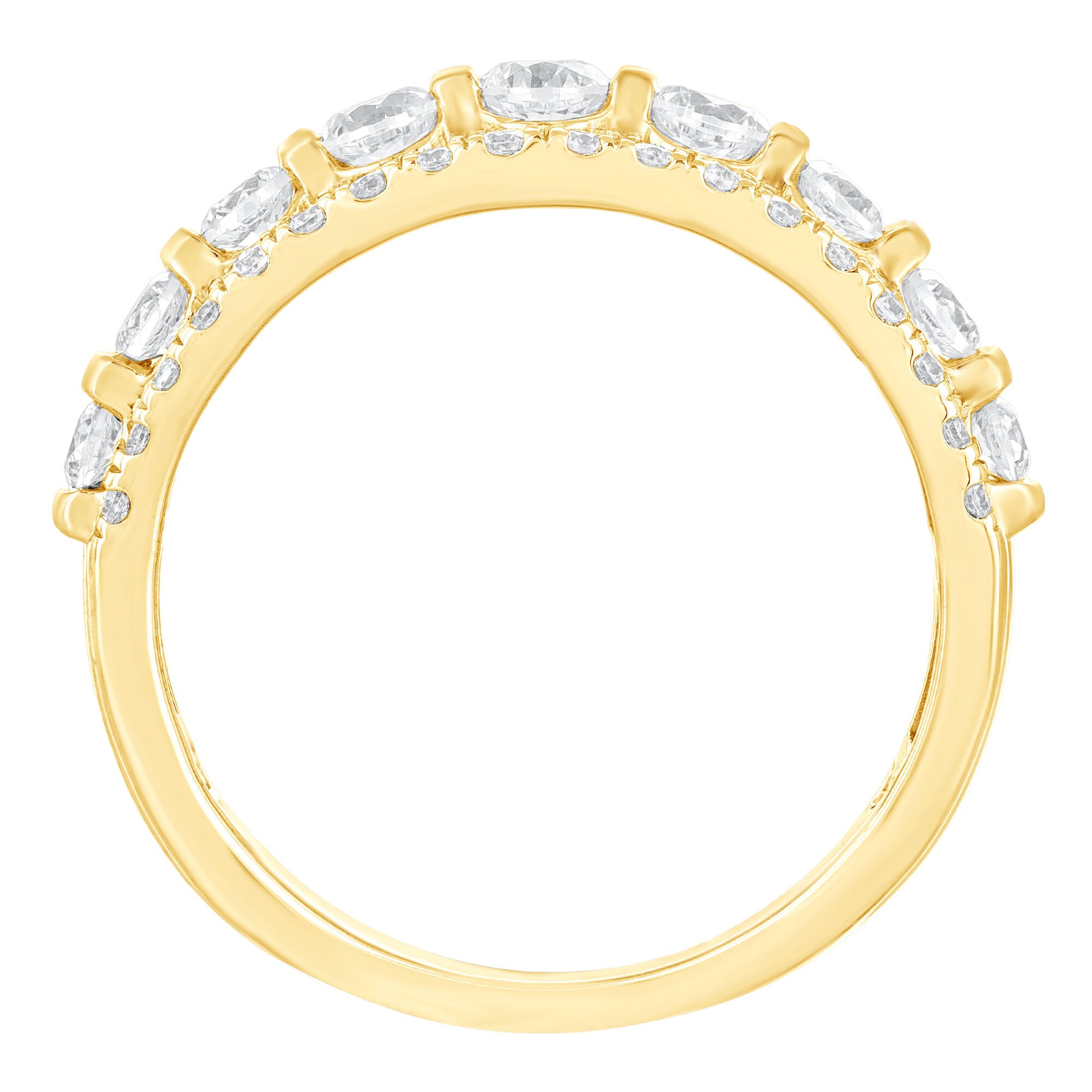 Diamond Wedding Band in 10K Yellow Gold (1 ct. tw.)