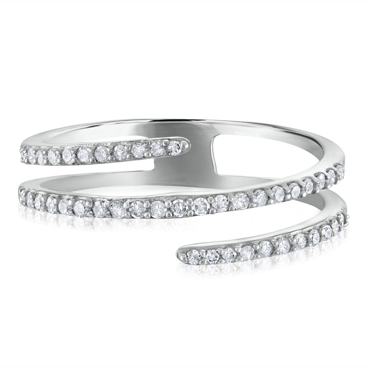 Diamond Ring in 10K White Gold (1/4 ct. tw.)