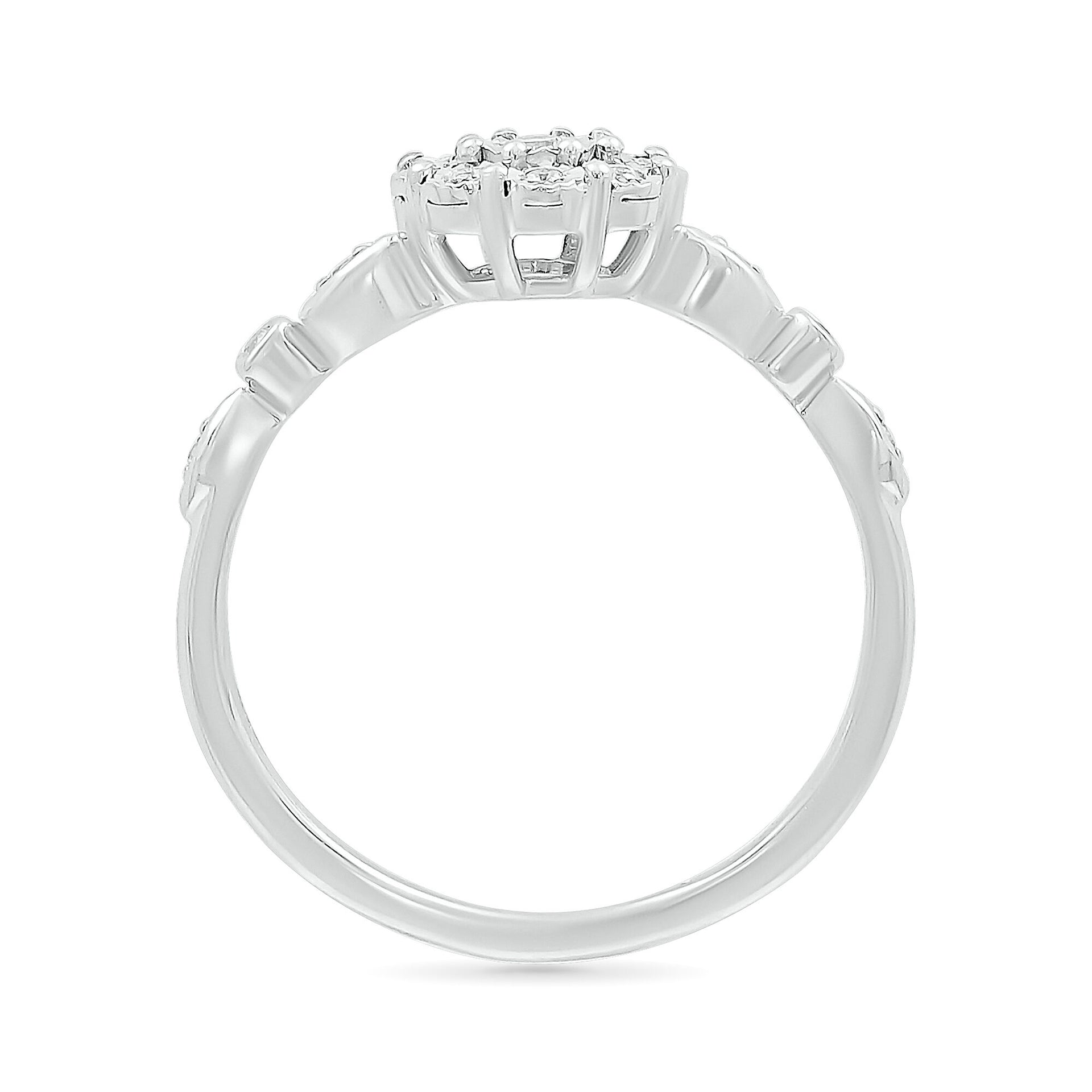 Diamond Promise Ring in Sterling Silver (1/10 ct. tw.)