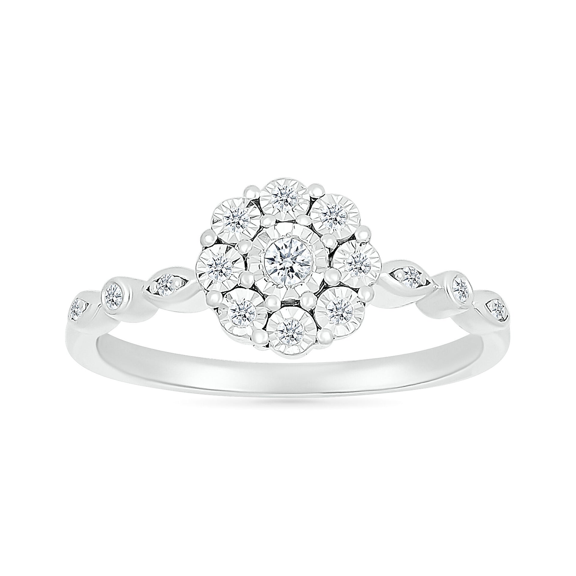 Diamond Promise Ring in Sterling Silver (1/10 ct. tw.)