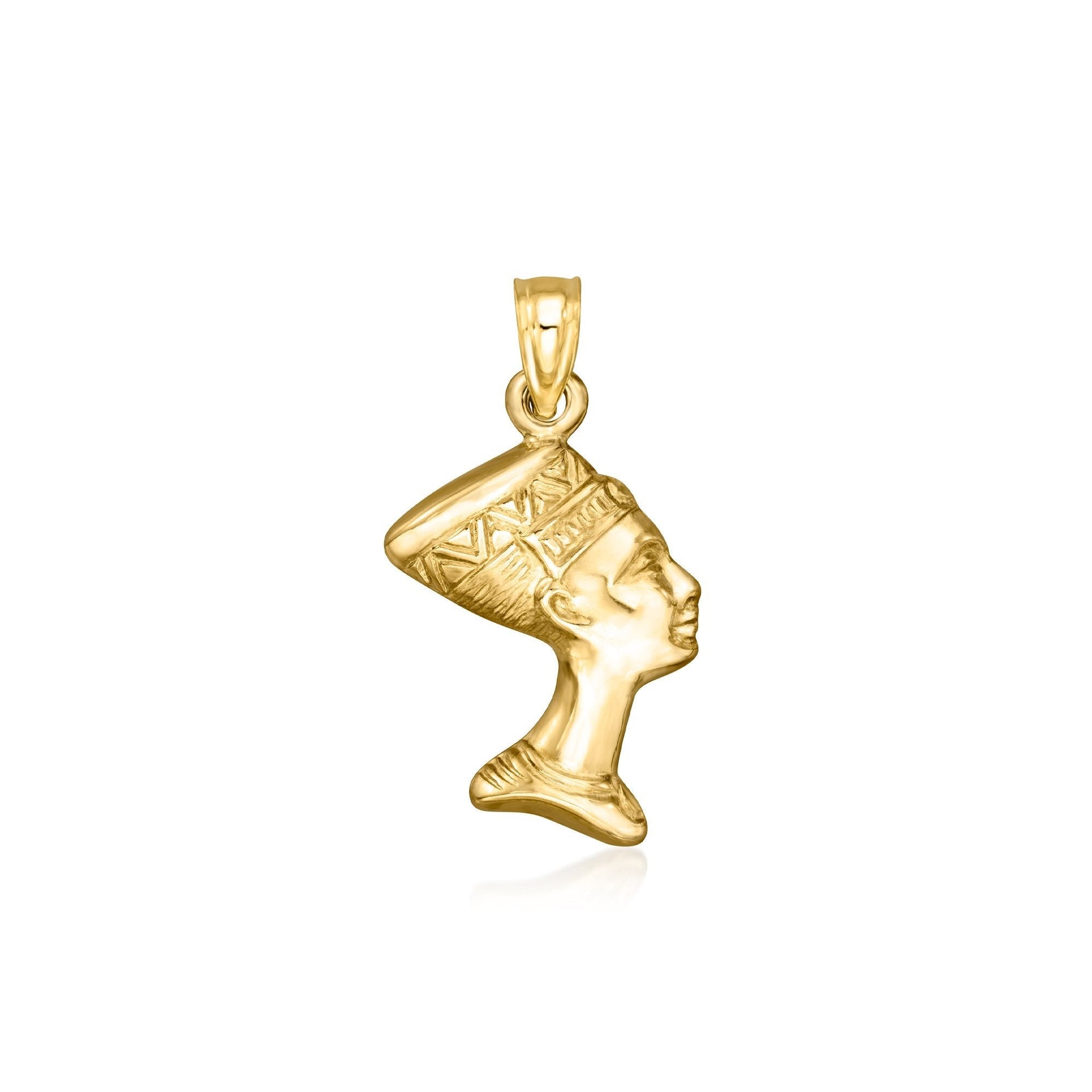 Canaria Fine Jewelry 10kt Yellow Gold Nefertiti Pendant