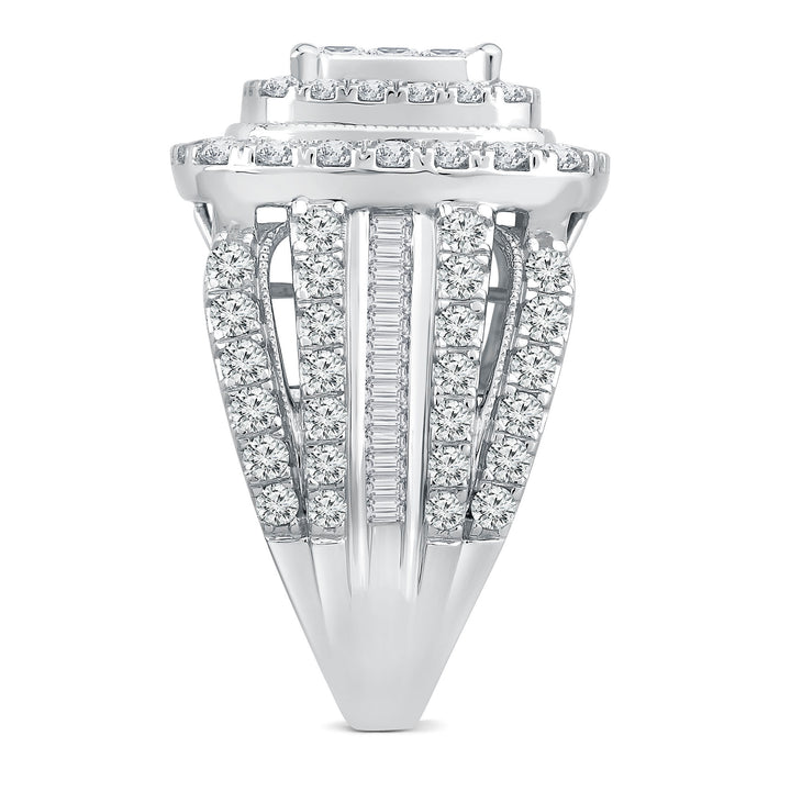 Diamond Composite Engagement Ring in 10K White Gold (4 ct. tw.)
