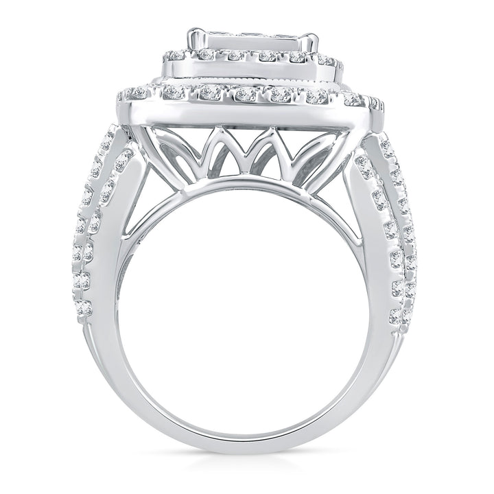 Diamond Composite Engagement Ring in 10K White Gold (4 ct. tw.)