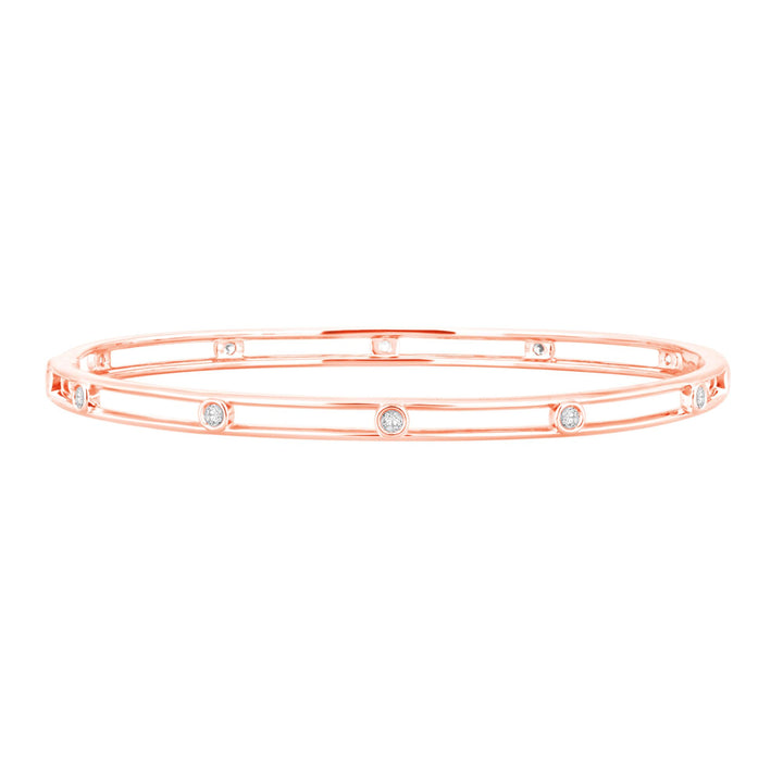 Diamond Bracelet in 10K Rose Gold (1/4 ct. tw.)