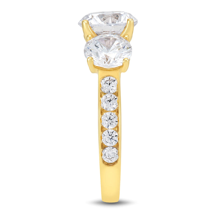 Lab Grown Diamond Engagement Ring in 14K Yellow Gold (4 ct. tw.)