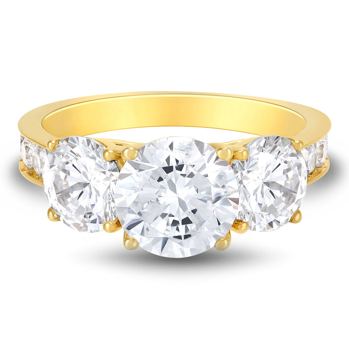 Lab Grown Diamond Engagement Ring in 14K Yellow Gold (4 ct. tw.)