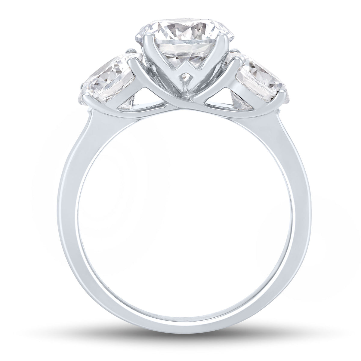 Lab Grown Diamond Engagement Ring in 14K White Gold (4 ct. tw.)