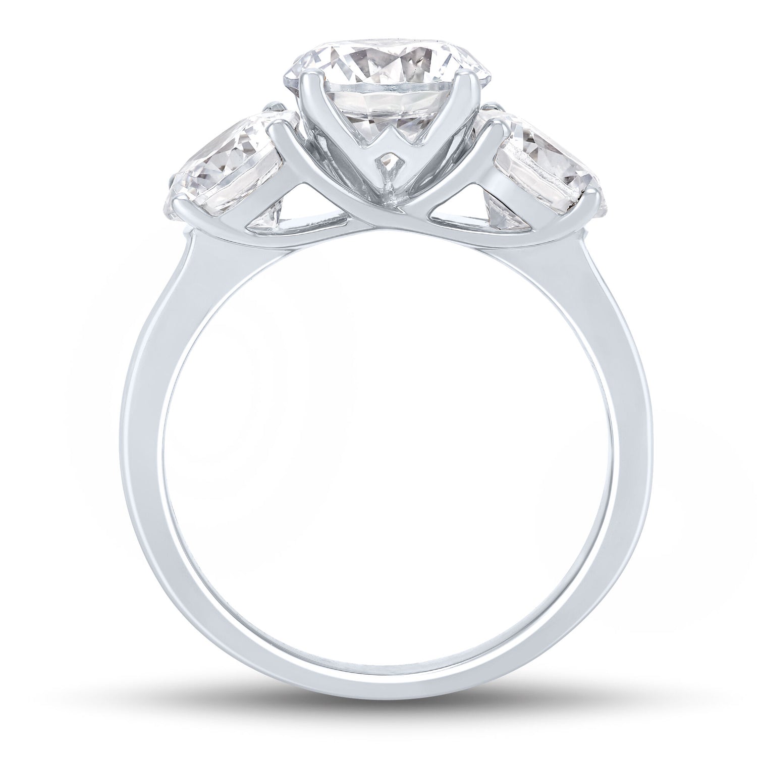 Lab Grown Diamond Engagement Ring in 14K White Gold (4 ct. tw.)