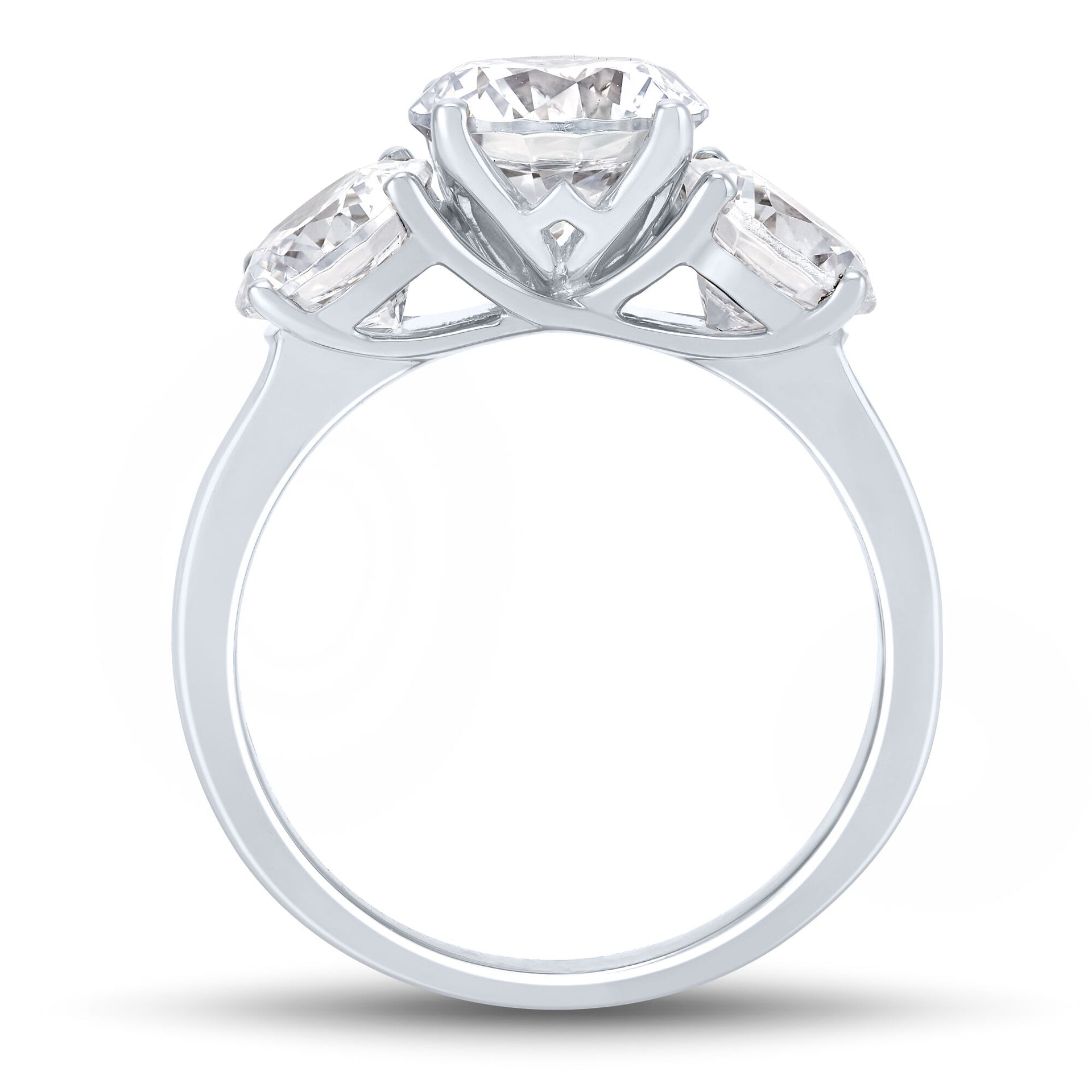 Lab Grown Diamond Engagement Ring in 14K White Gold (4 ct. tw.)