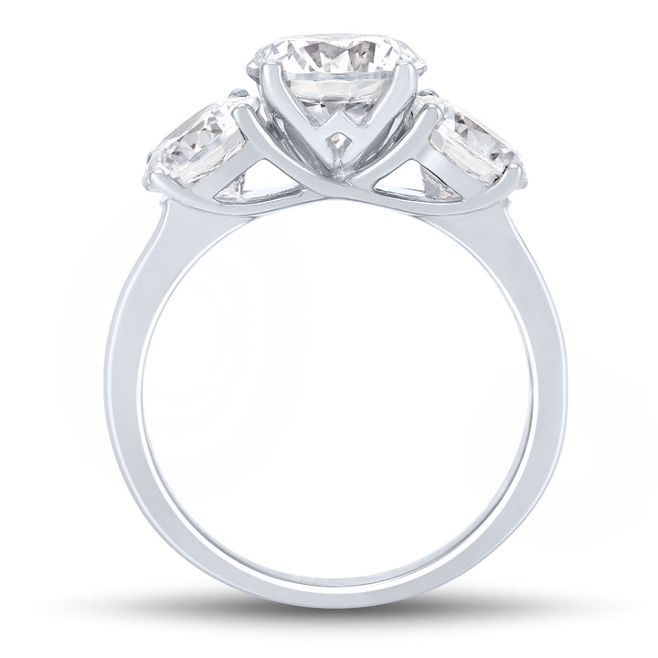 Lab Grown Diamond Engagement Ring in 14K White Gold (4 ct. tw.)