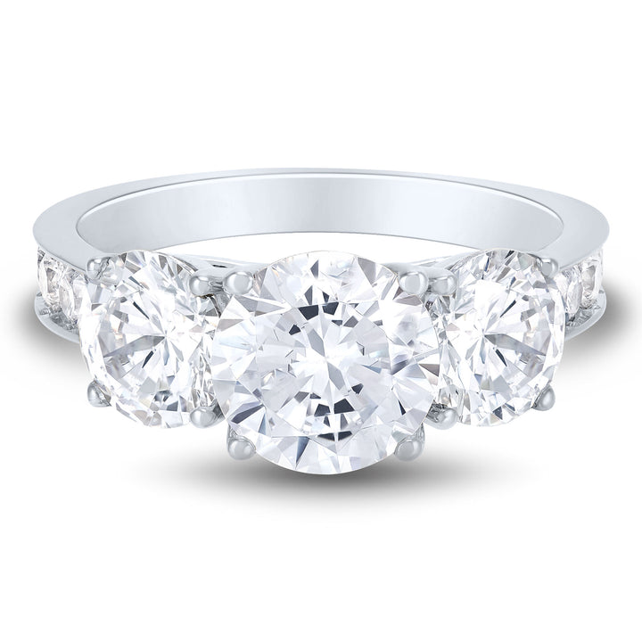 Lab Grown Diamond Engagement Ring in 14K White Gold (4 ct. tw.)