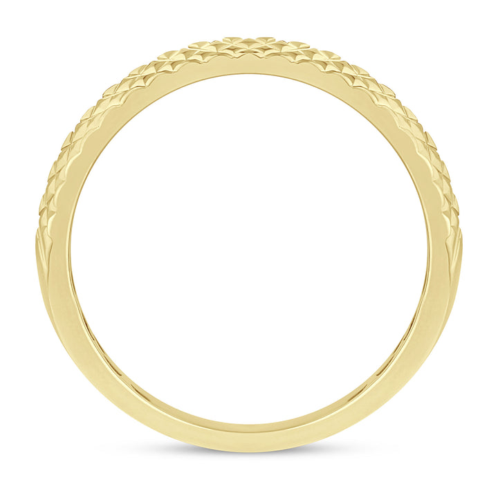 Black Diamond Band in 10K Yellow Gold (1/4 ct. tw.)