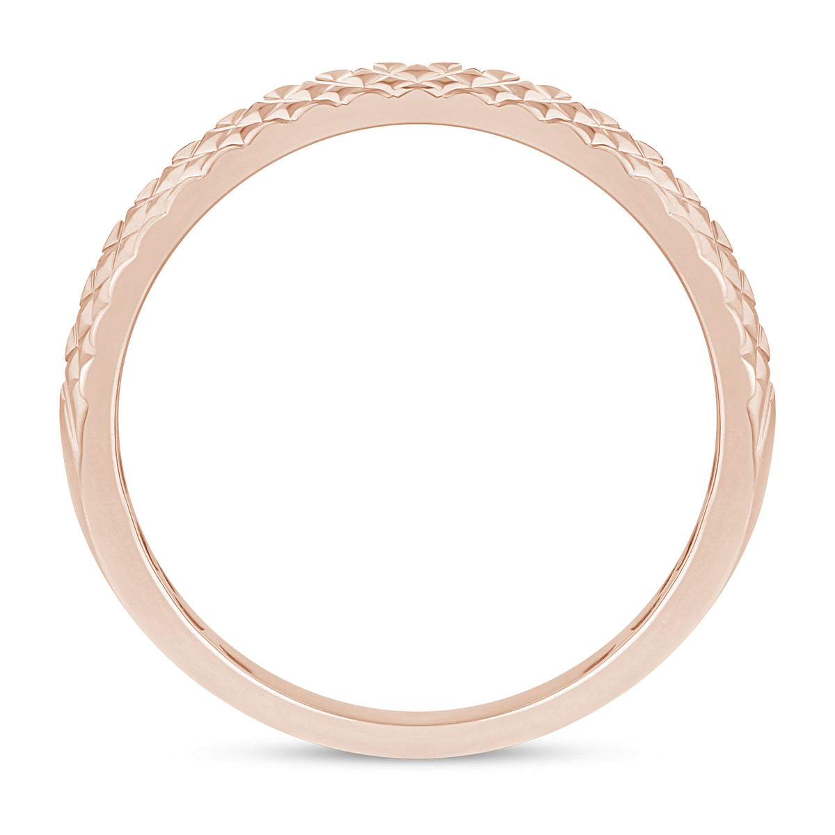 Black Diamond Band in 10K Rose Gold (1/2 ct. tw.)