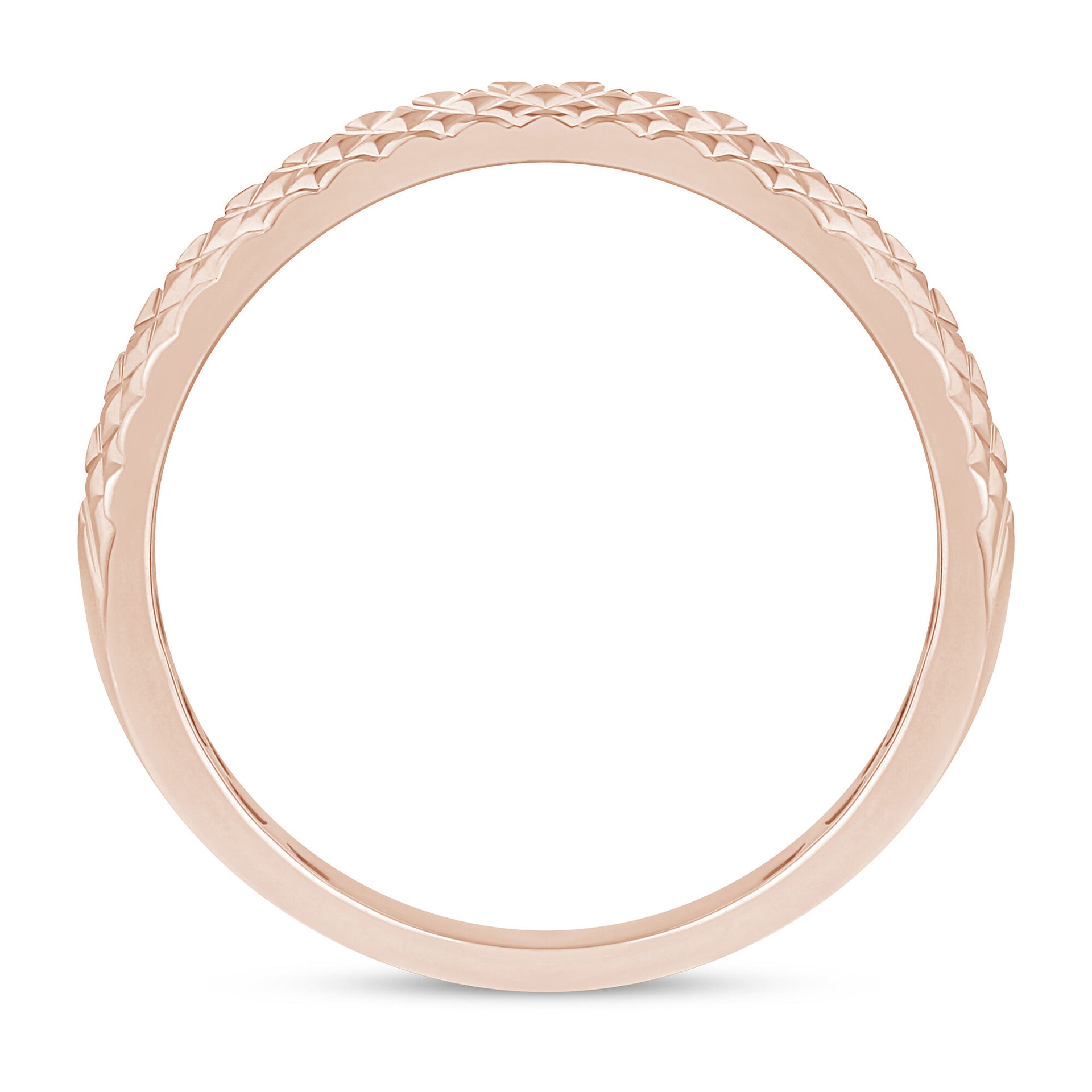 Black Diamond Band in 10K Rose Gold (1/2 ct. tw.)
