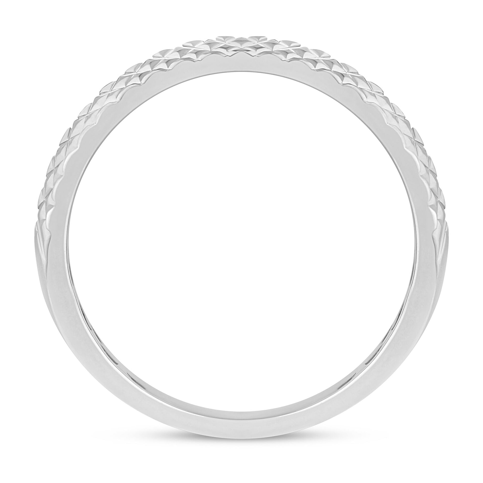 Black Diamond Band in 10K White Gold (1/2 ct. tw.)