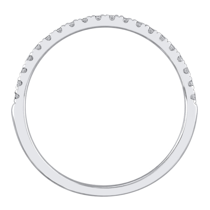 Blue Sapphire and Diamond Ring Insert in 14K White Gold (1/5 ct. tw.)