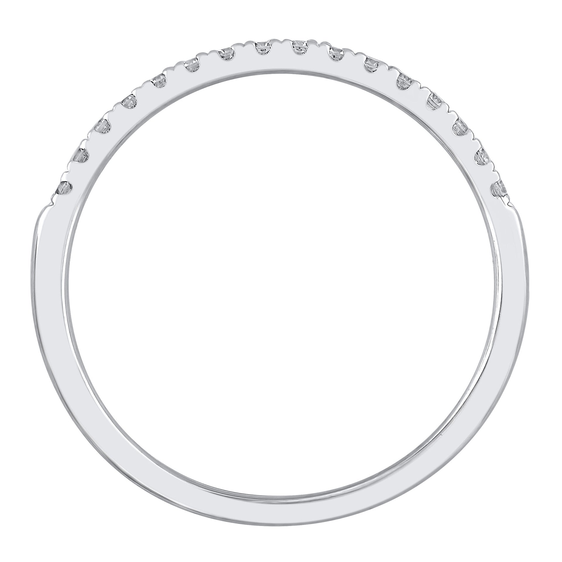 Diamond and Blue Sapphire Enhancer in 10K White Gold (1/7 ct. tw.)