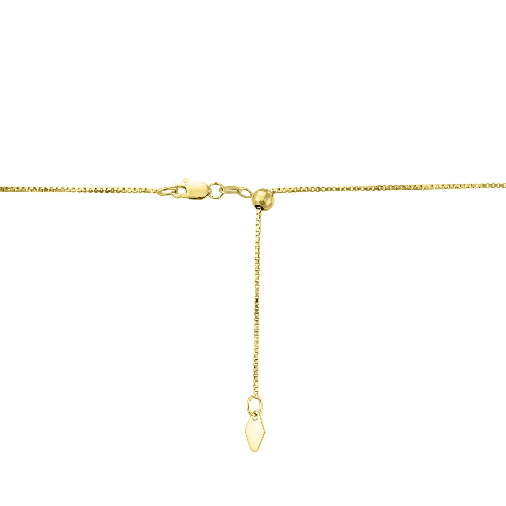 Box Chain in 14K Yellow Gold, .85MM, 18-20"