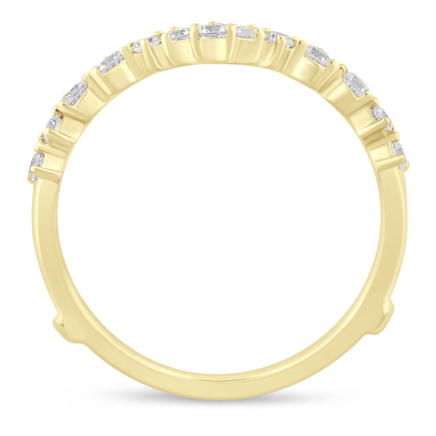 Diamond Chevron Insert in 14K Yellow Gold (1/3 ct. tw.)