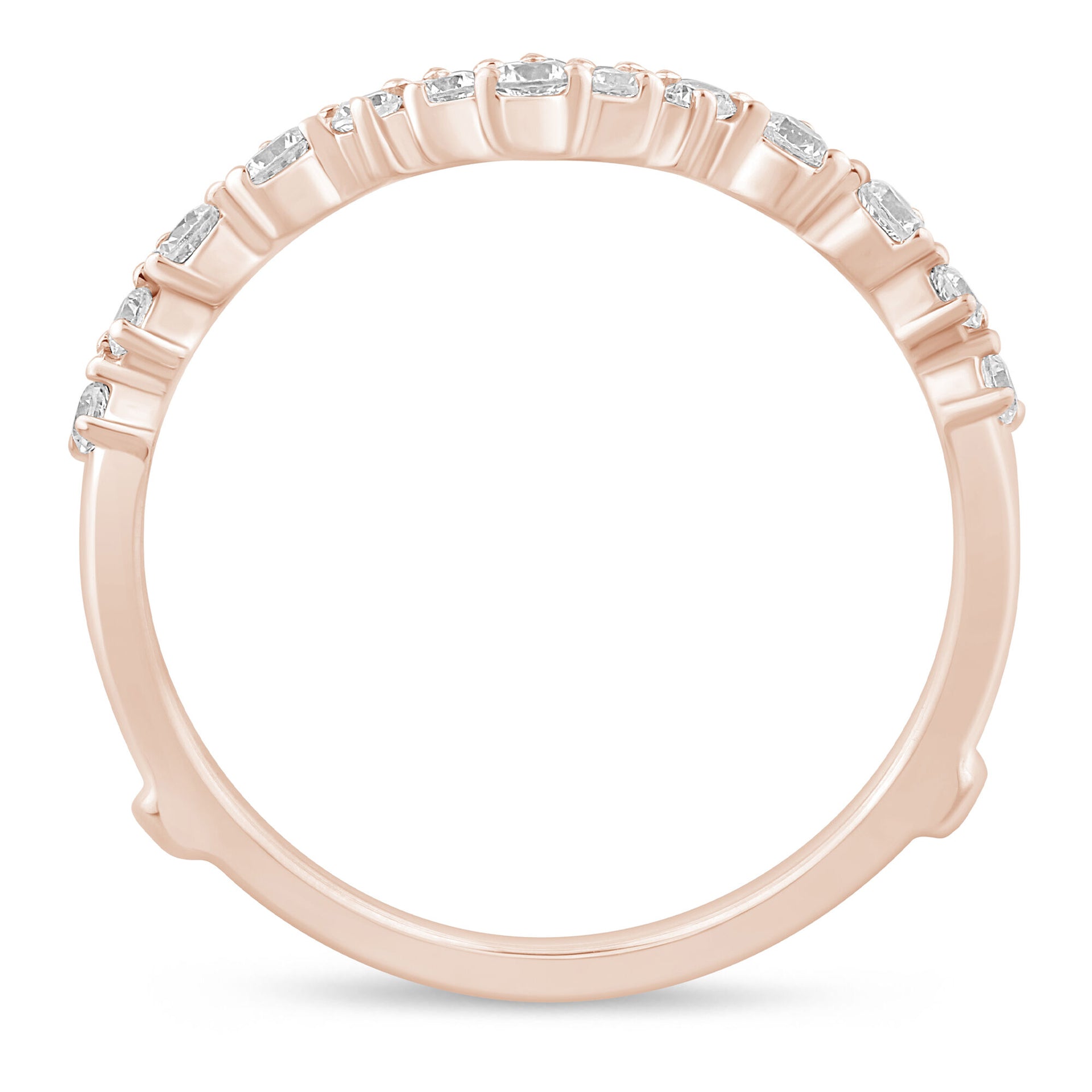 Diamond Chevron Insert in 14K Rose Gold (1/3 ct. tw.)