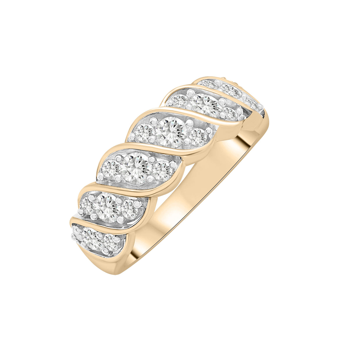 Diamond Band in 10K Yellow Gold (1 ct. tw.)