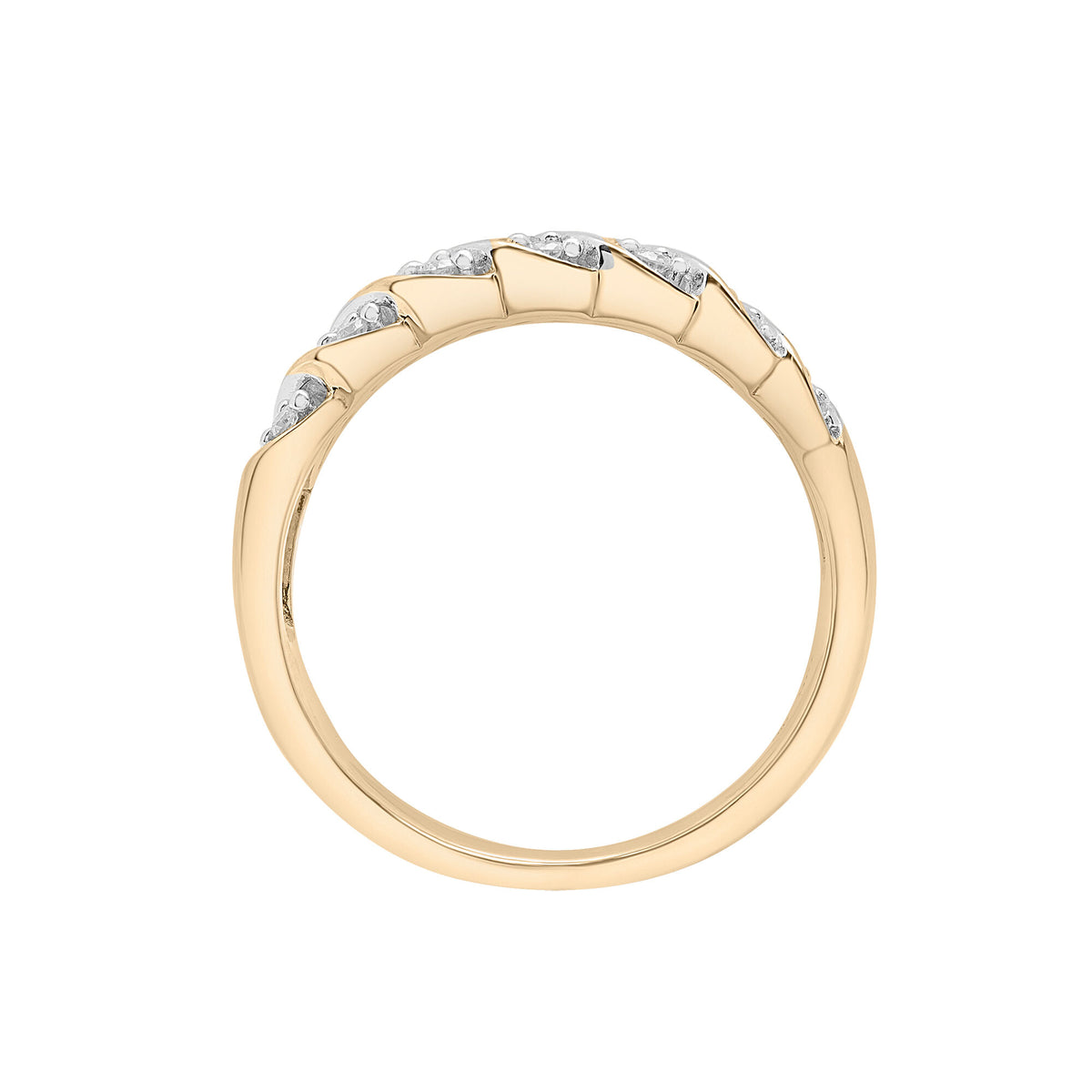 Diamond Band in 10K Yellow Gold (1/2 ct. tw.)