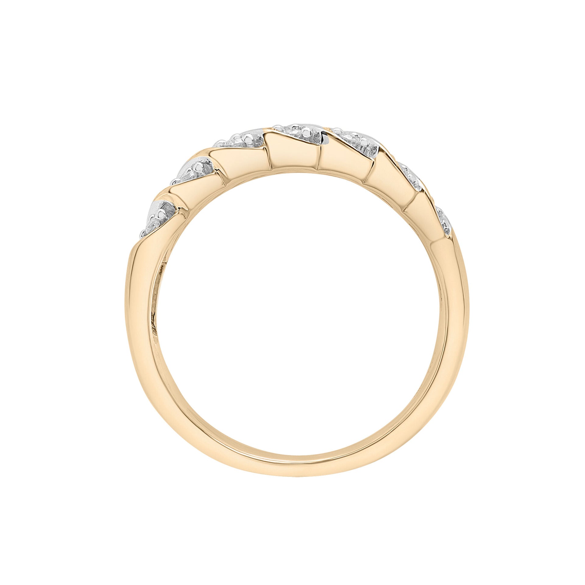 Diamond Band in 10K Yellow Gold (1/2 ct. tw.)
