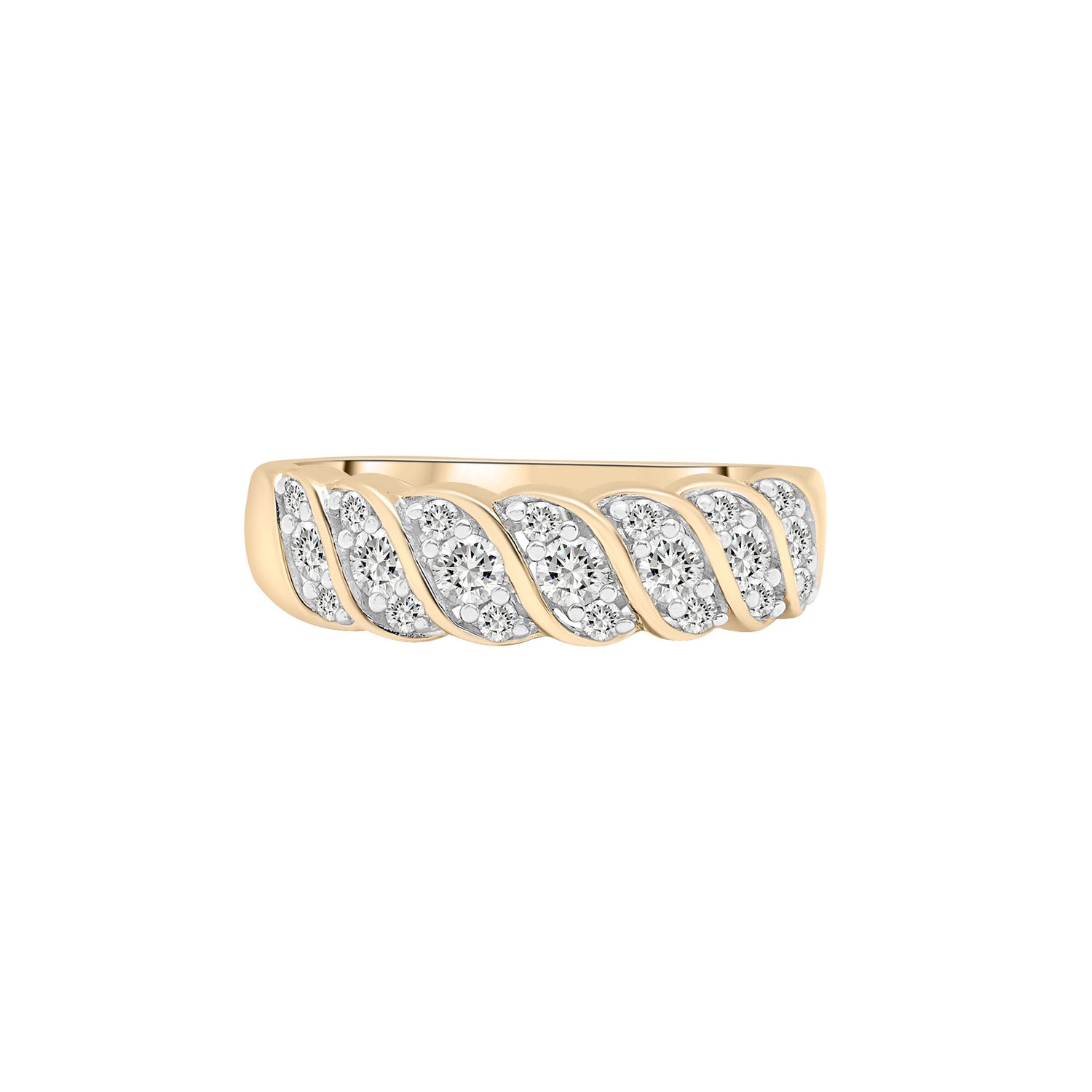 Diamond Band in 10K Yellow Gold (1/2 ct. tw.)
