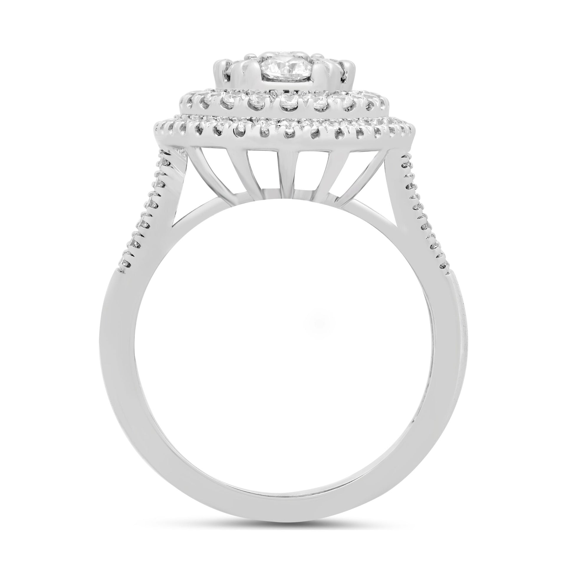 Diamond Engagement Ring in 10K White Gold (1 1/2 ct. tw.)