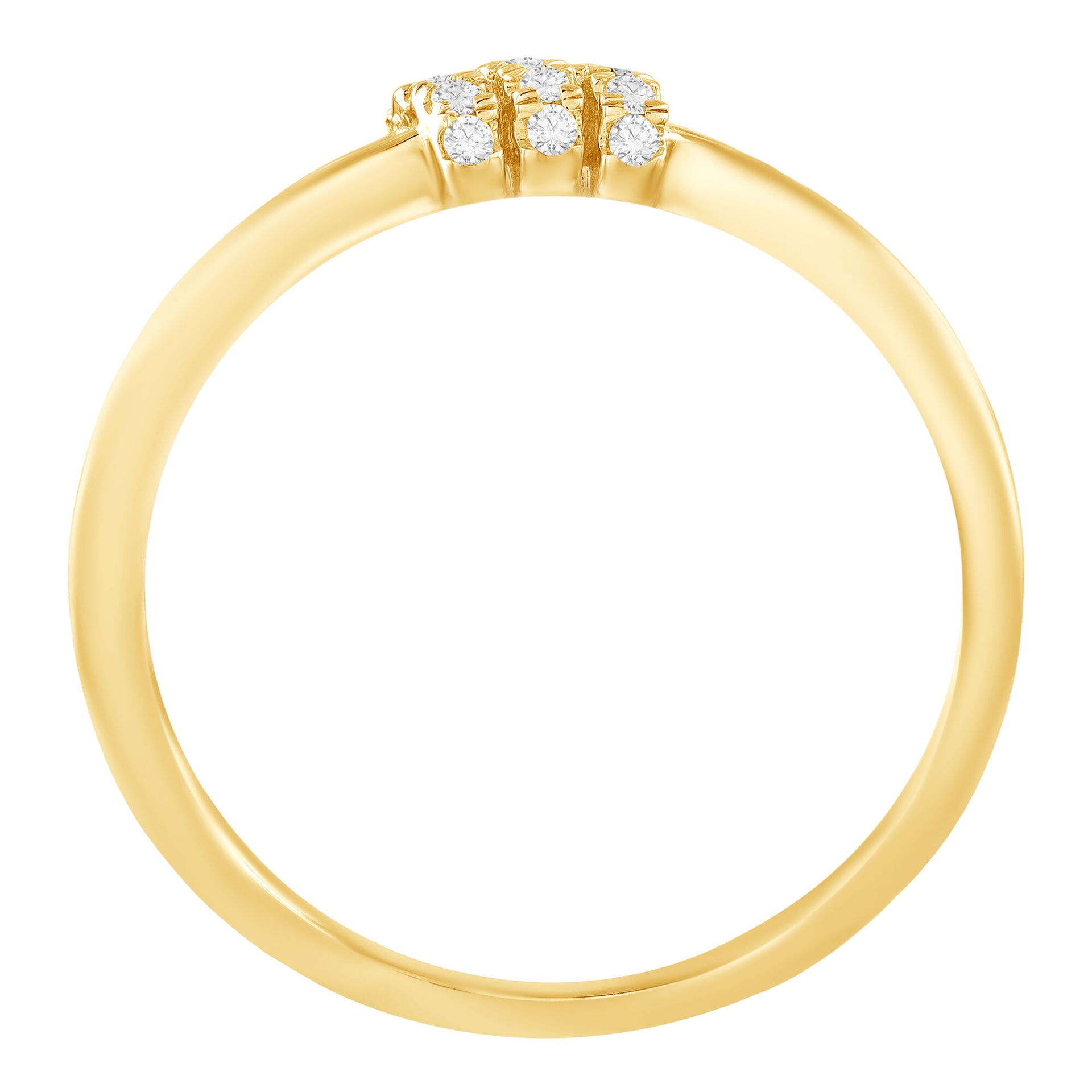 Diamond Ring in 10K Yellow Gold (1/10 ct. tw.)
