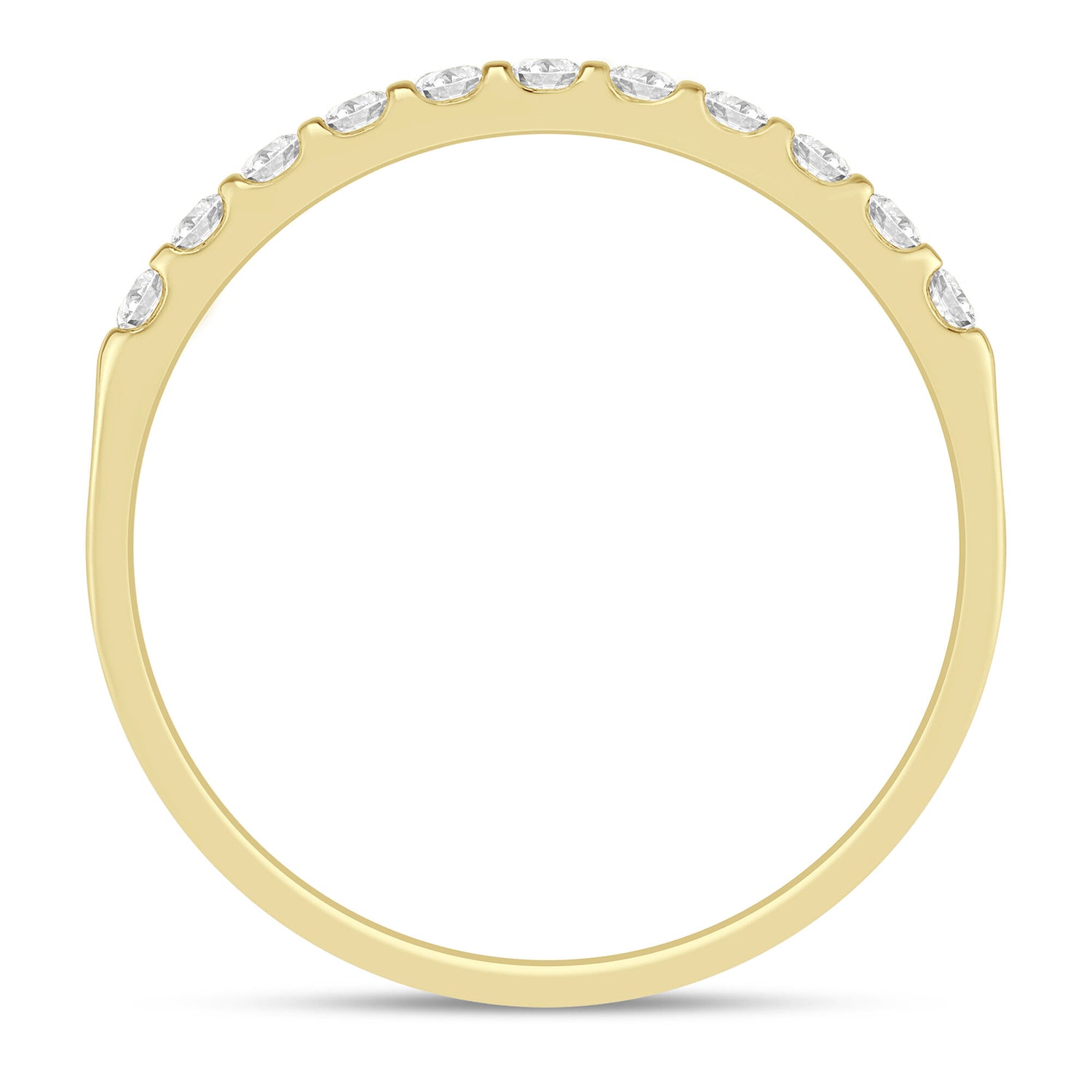 Diamond Band in 10K Yellow Gold (1/7 ct. tw.)