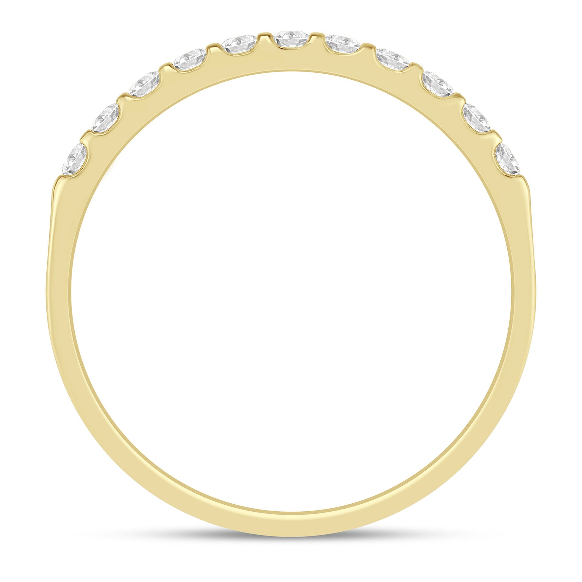 Diamond Band in 10K Yellow Gold (1/7 ct. tw.)