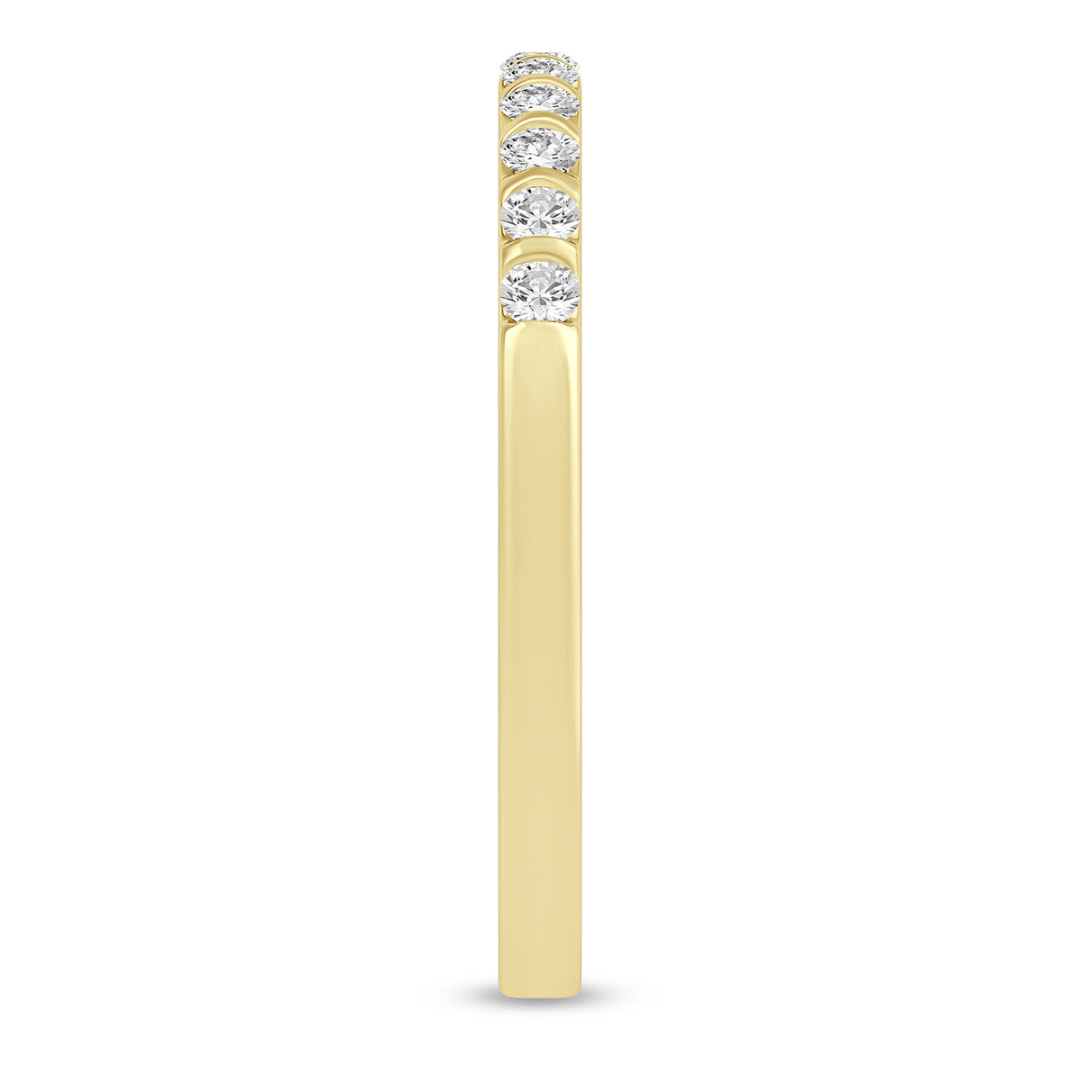 Diamond Band in 10K Yellow Gold (1/7 ct. tw.)