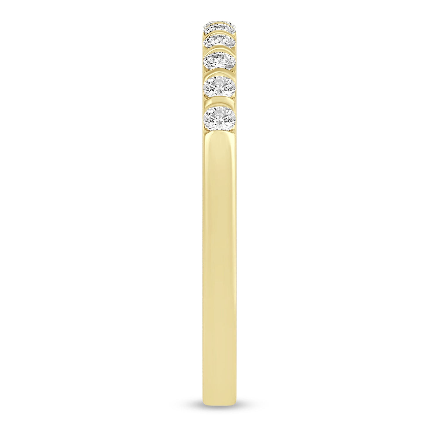 Diamond Band in 10K Yellow Gold (1/7 ct. tw.)