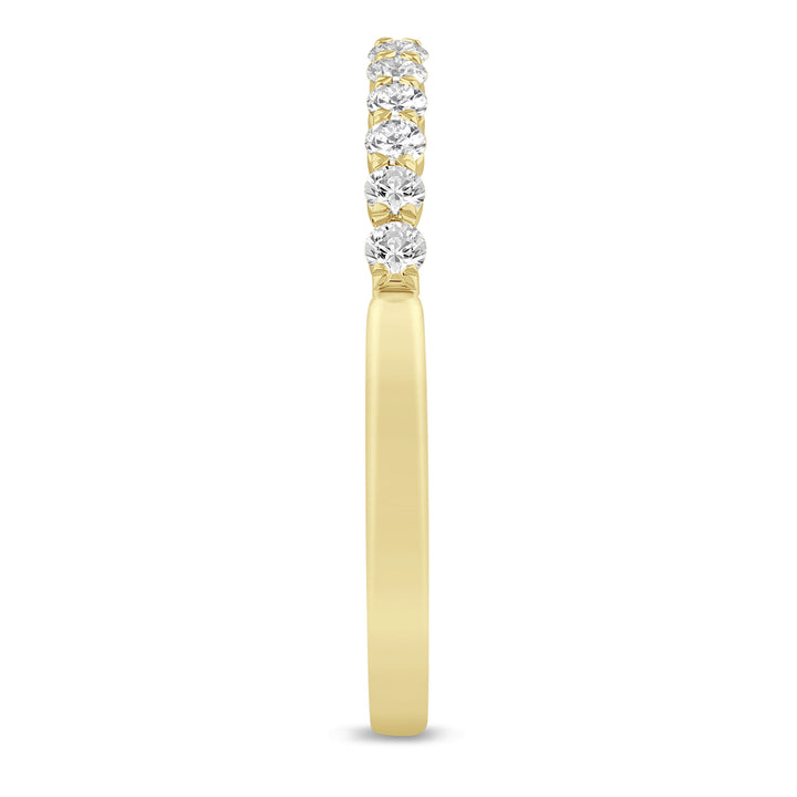 Round Diamond Open Band in 14K Yellow Gold (1/4 ct. tw.)