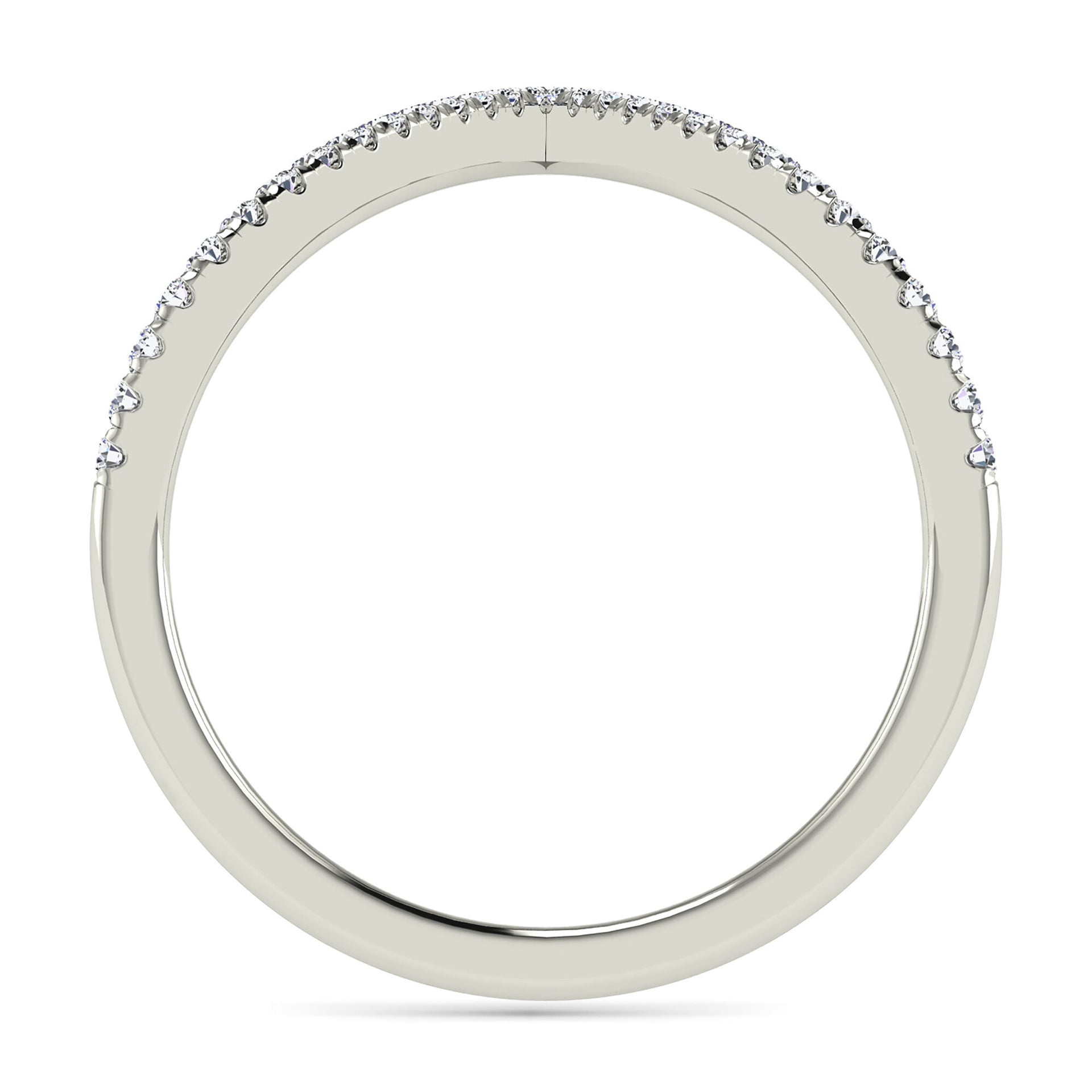 Diamond Chevron Ring in 14K White Gold (1/5 ct. tw.)