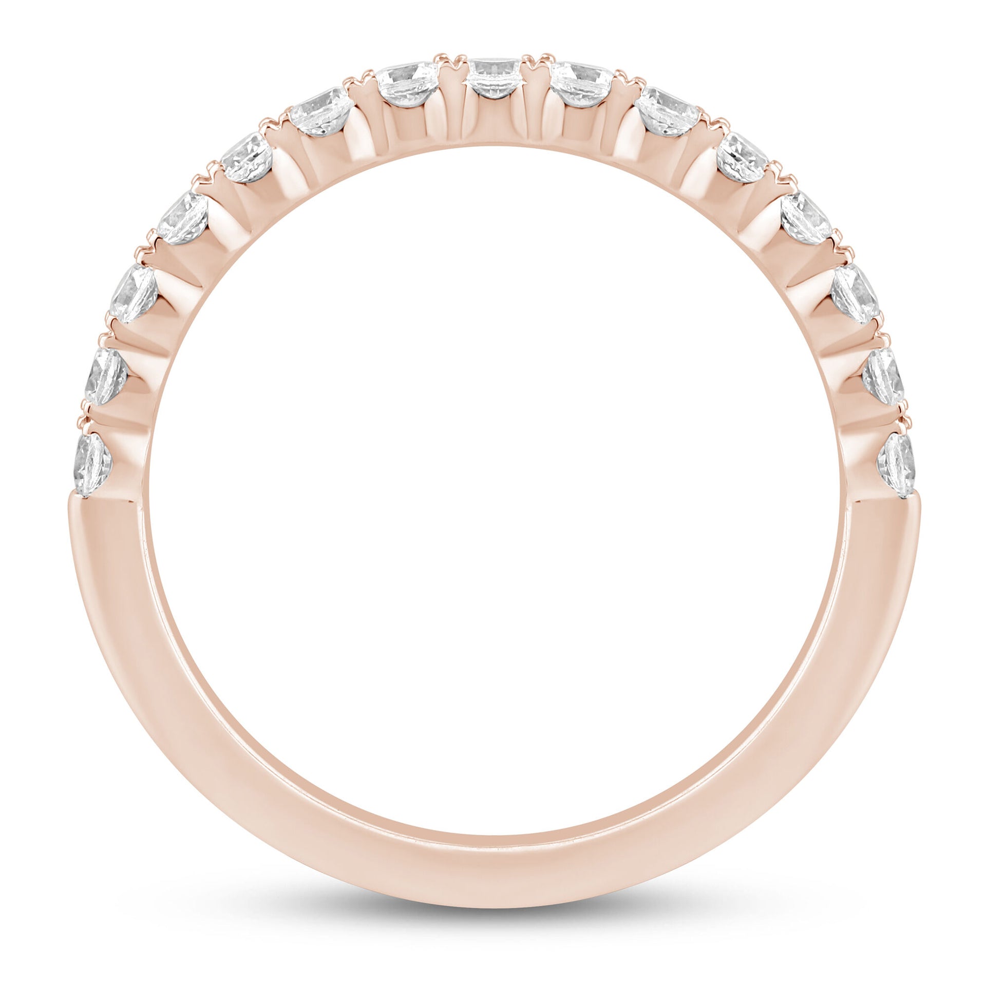 Diamond Anniversary Band in 14K Rose Gold (1/2 ct. tw.)