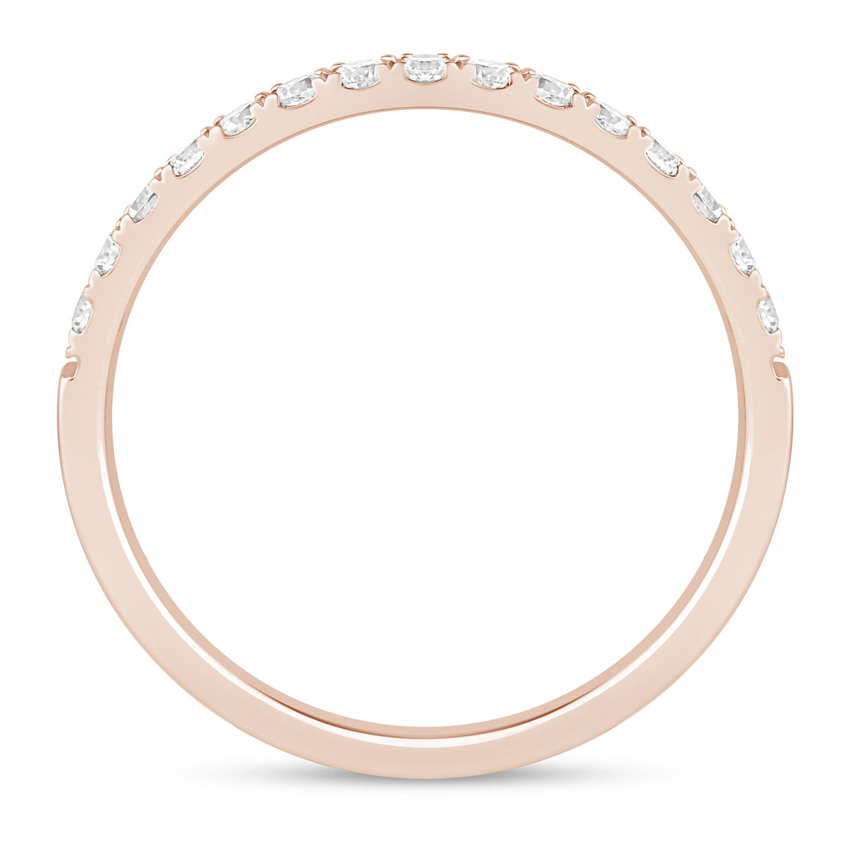 Diamond Anniversary Band in 14K Rose Gold (1/4 ct. tw.)
