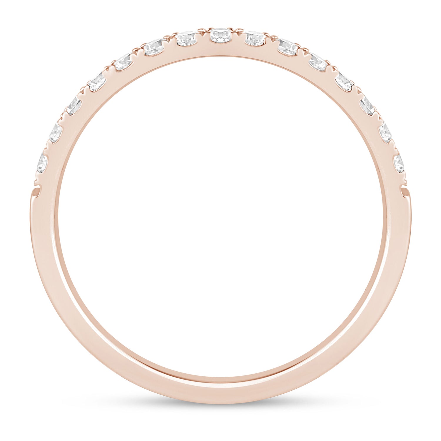 Diamond Anniversary Band in 14K Rose Gold (1/4 ct. tw.)