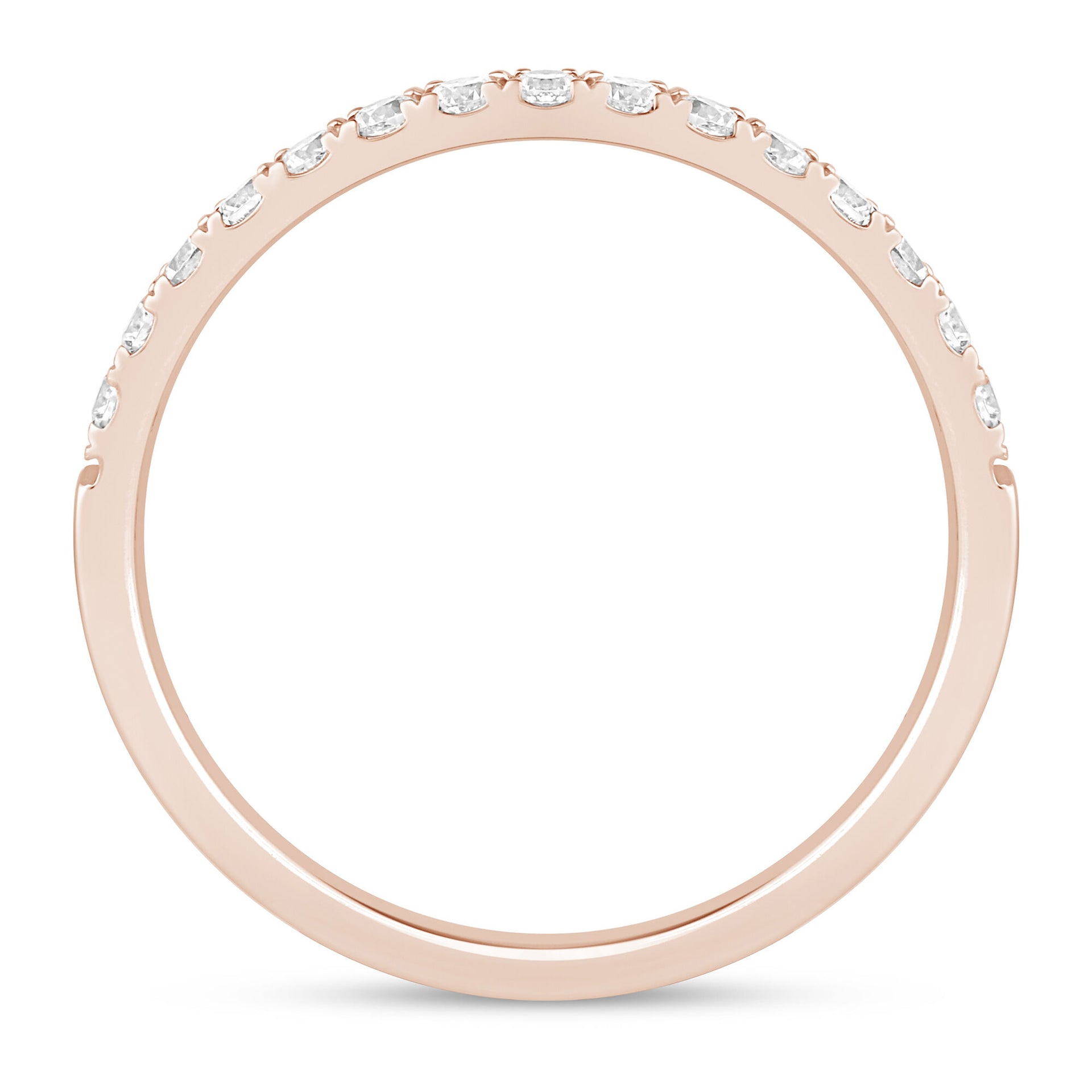 Diamond Anniversary Band in 14K Rose Gold (1/4 ct. tw.)