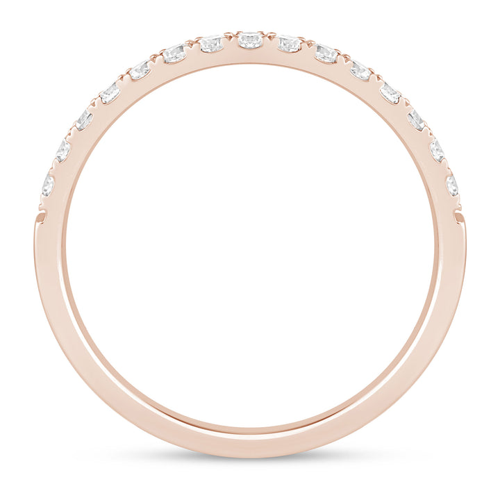 Diamond Anniversary Band in 14K Rose Gold (1/4 ct. tw.)