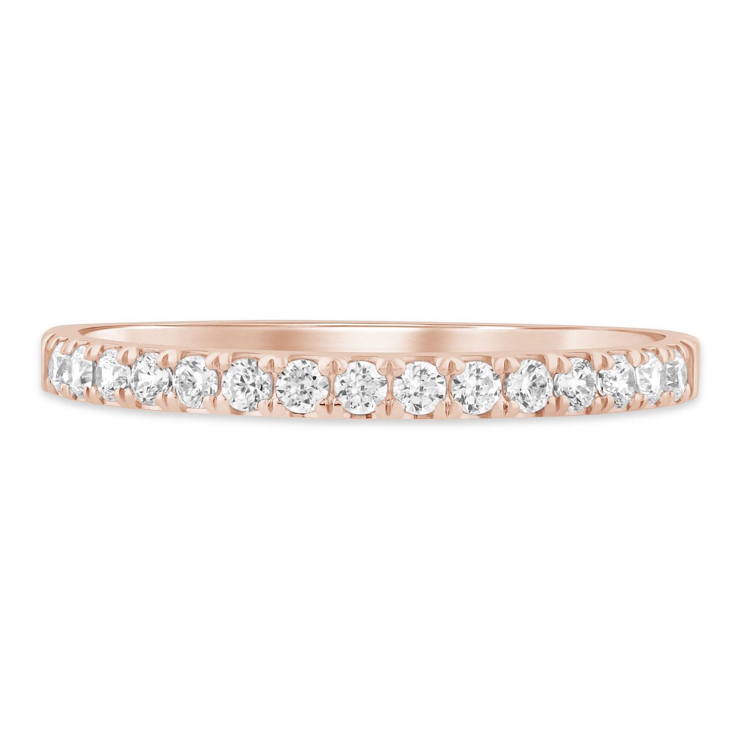 Diamond Anniversary Band in 14K Rose Gold (1/4 ct. tw.)