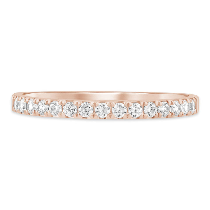 Diamond Anniversary Band in 14K Rose Gold (1/4 ct. tw.)