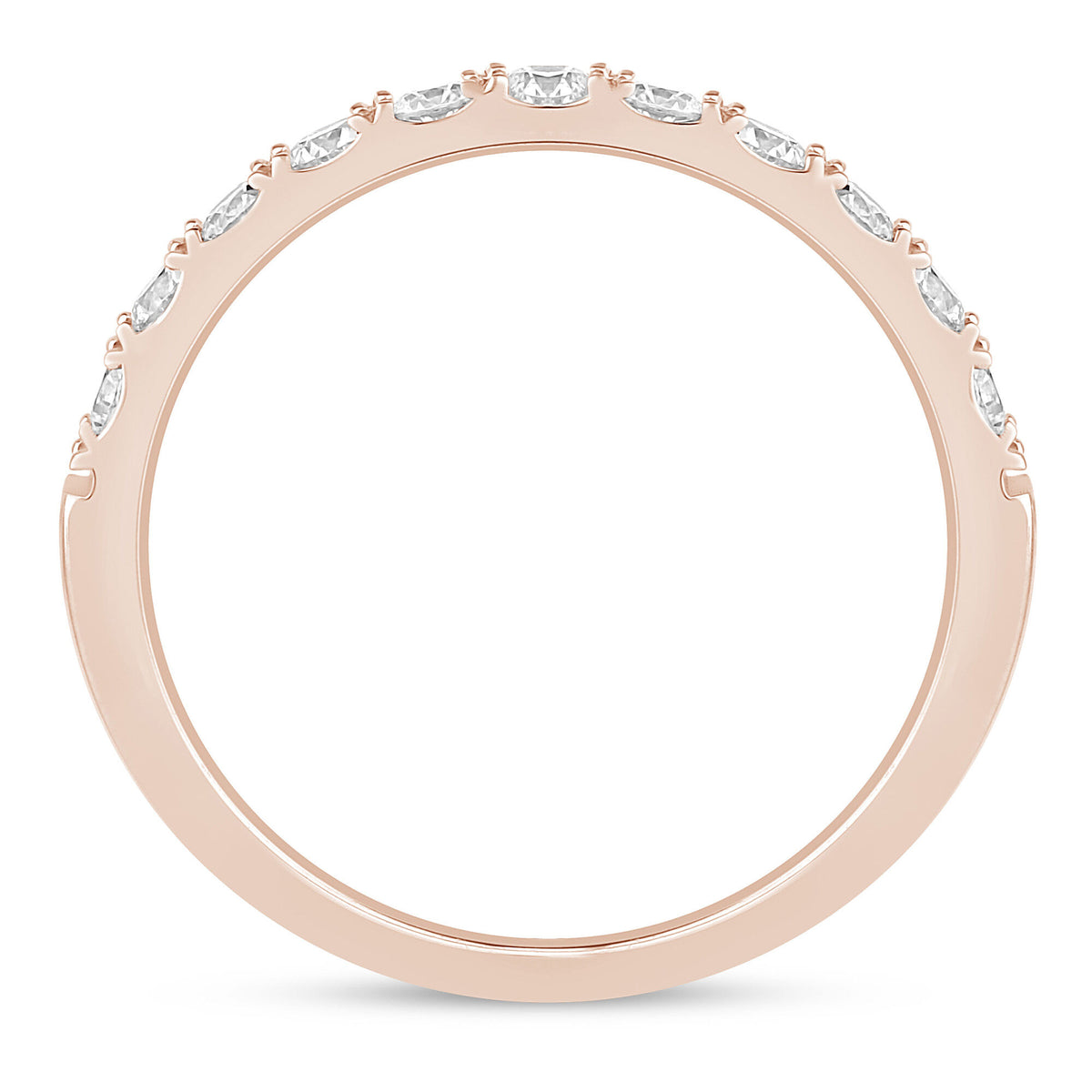 Diamond Anniversary Band in 14K Rose Gold (1/2 ct. tw.)