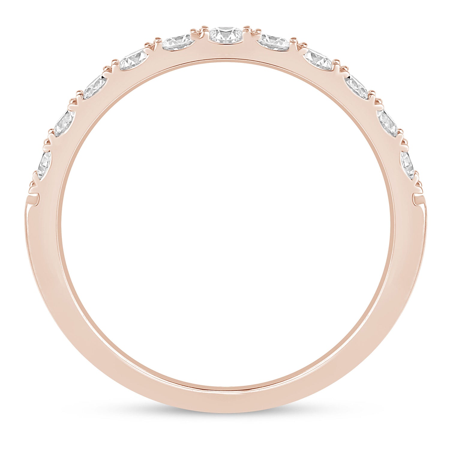 Diamond Anniversary Band in 14K Rose Gold (1/2 ct. tw.)