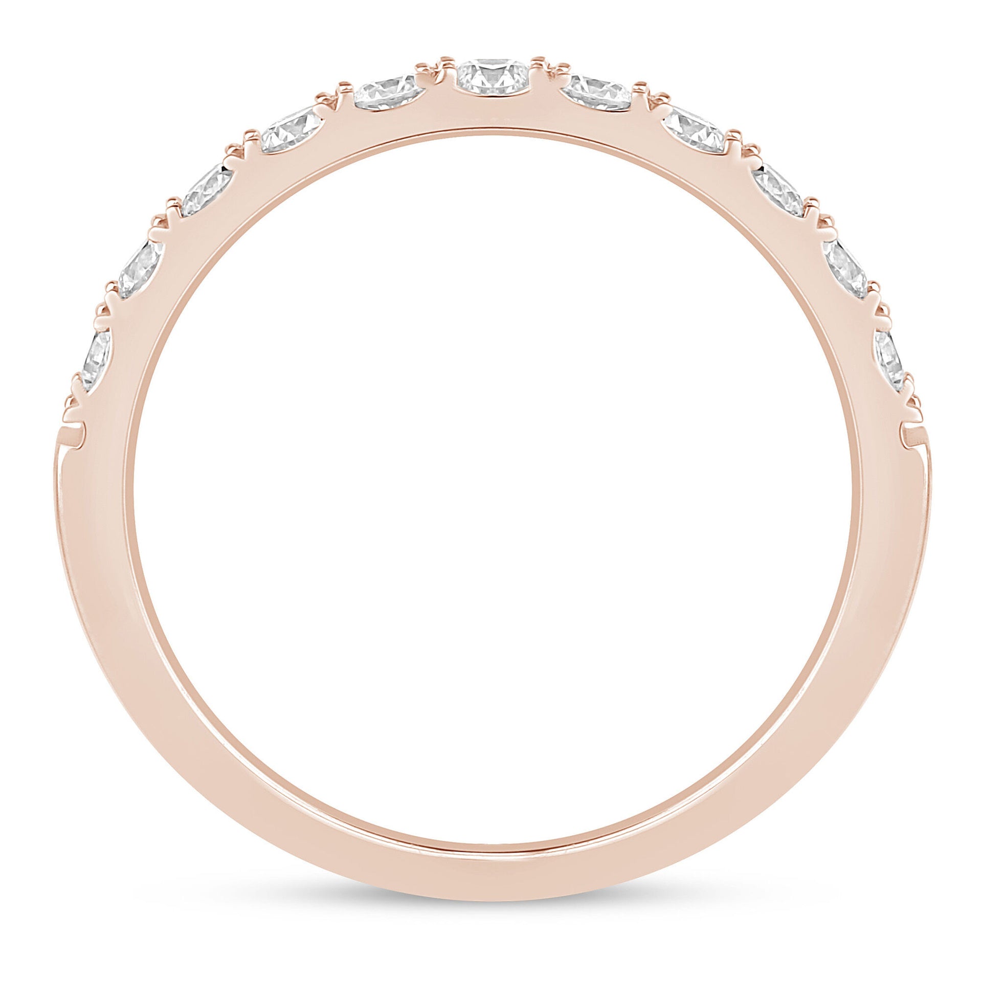 Diamond Anniversary Band in 14K Rose Gold (1/2 ct. tw.)