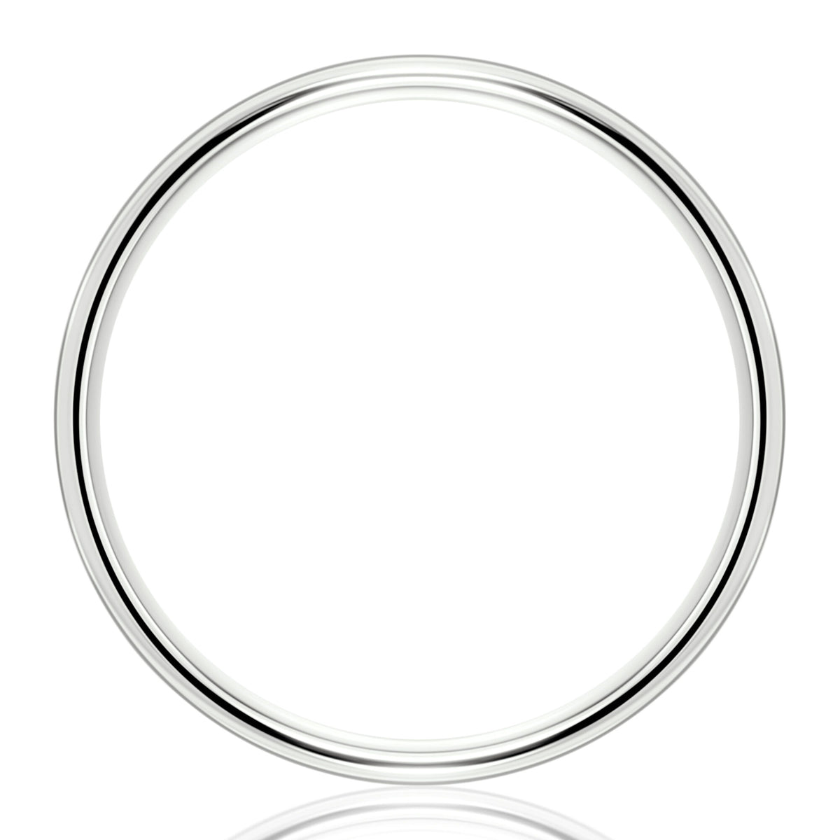 Wedding Band in 10K White Gold, 5MM