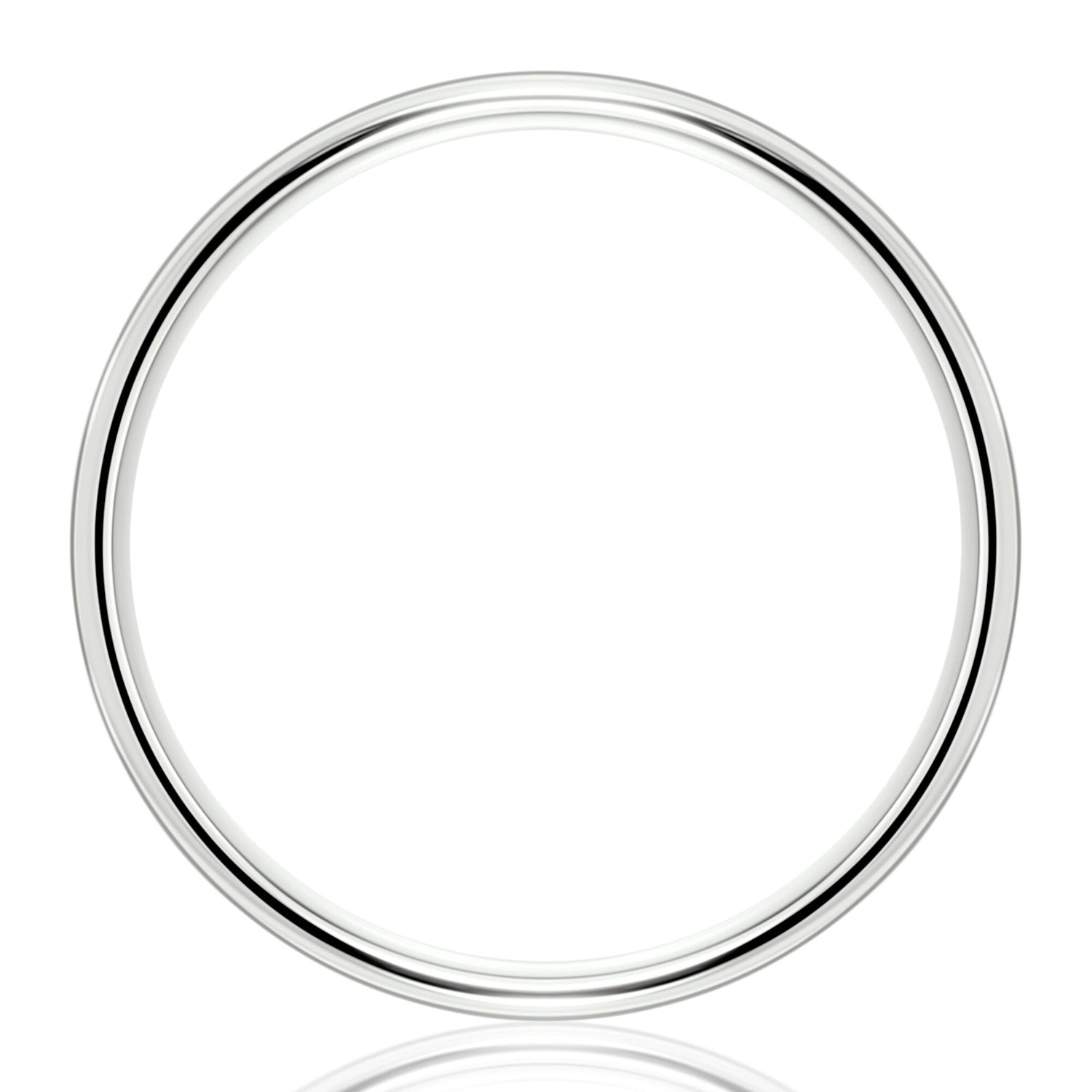 Wedding Band in 10K White Gold, 5MM