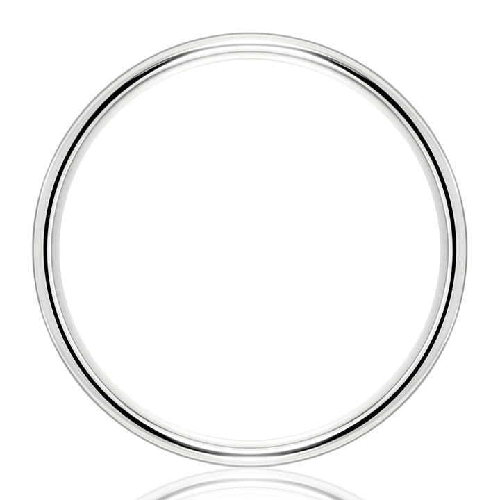 Wedding Band in 10K White Gold, 5MM